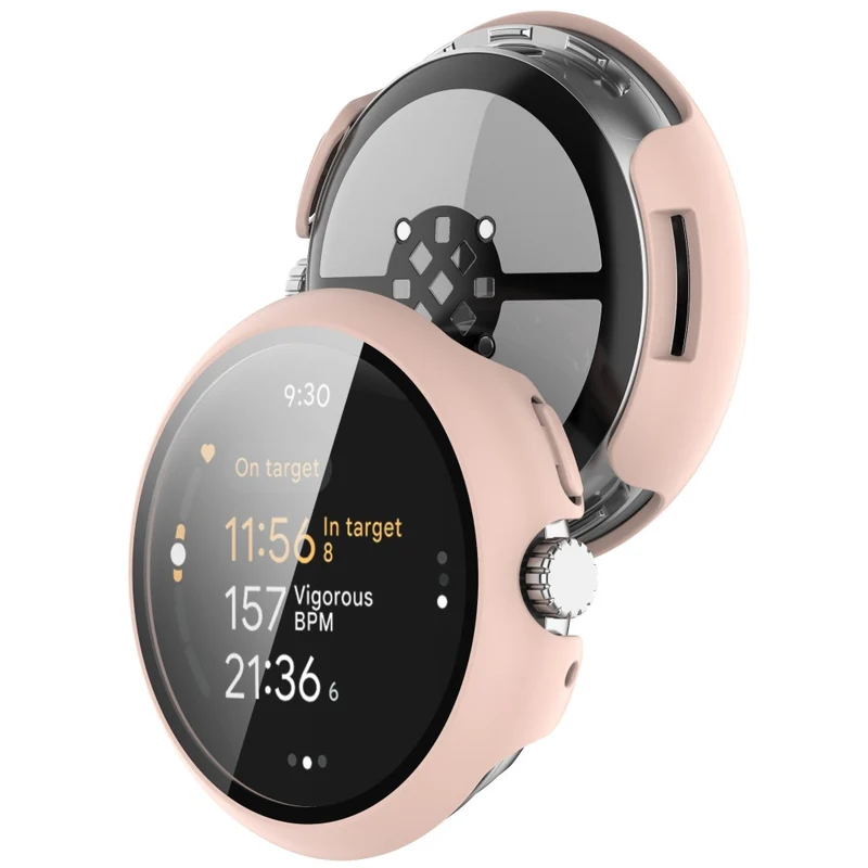 Großartig Google Pixel Watch 3 41mm Hülle mit Displayschutz in Glas und Silikon