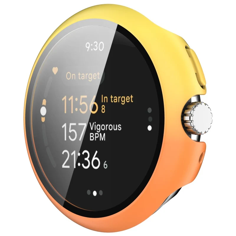 Großartig Google Pixel Watch 3 41mm Hülle mit Displayschutz in Glas und Silikon