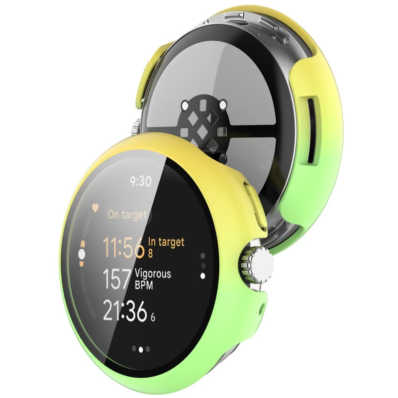 Großartig Google Pixel Watch 3 41mm Hülle mit Displayschutz in Glas und Silikon