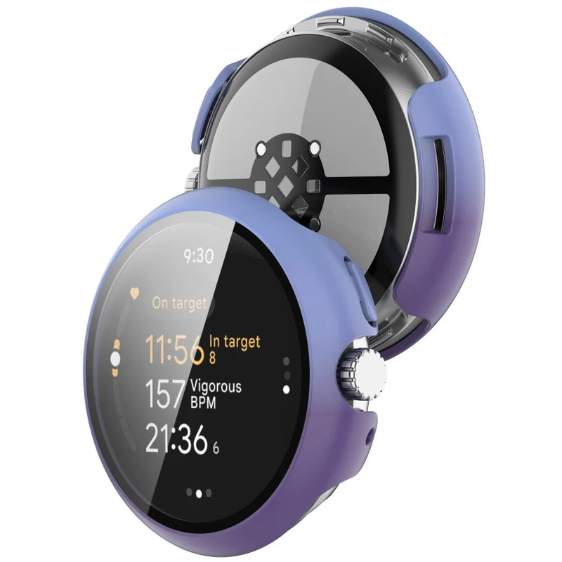 Großartig Google Pixel Watch 3 41mm Hülle mit Displayschutz in Glas und Silikon