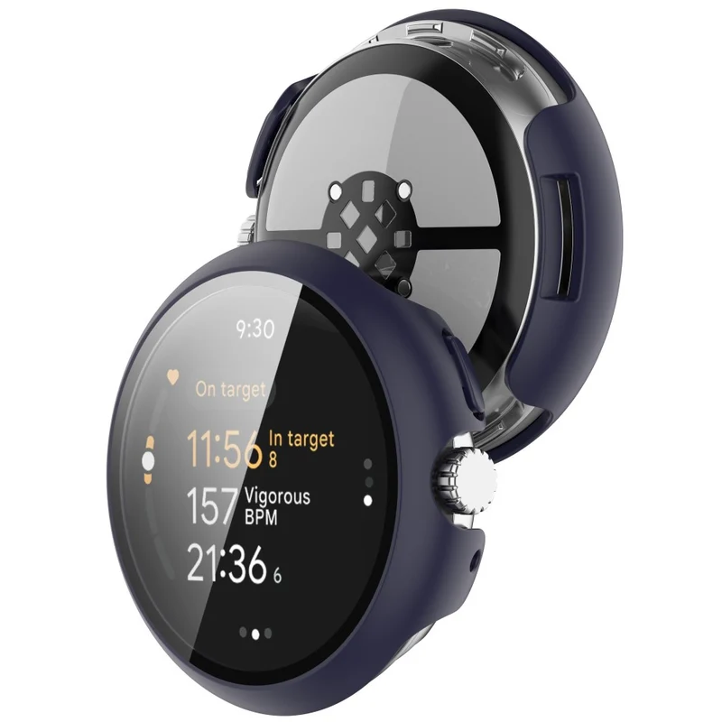 Großartig Google Pixel Watch 3 41mm Hülle mit Displayschutz in Glas und Silikon
