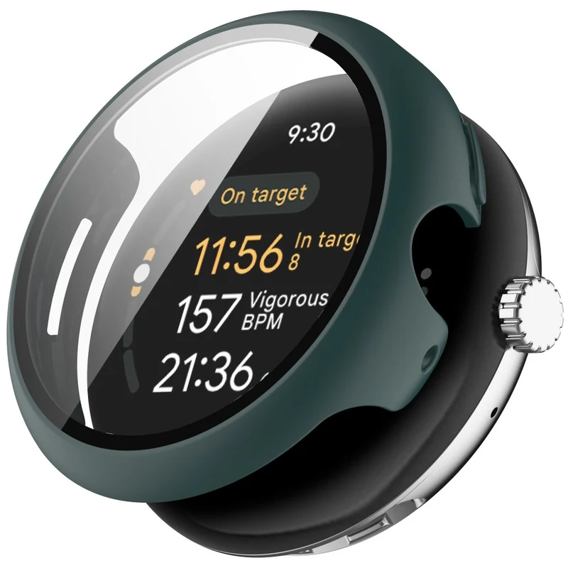 Großartig Google Pixel Watch 3 41mm Hülle mit Displayschutz in Glas und Silikon