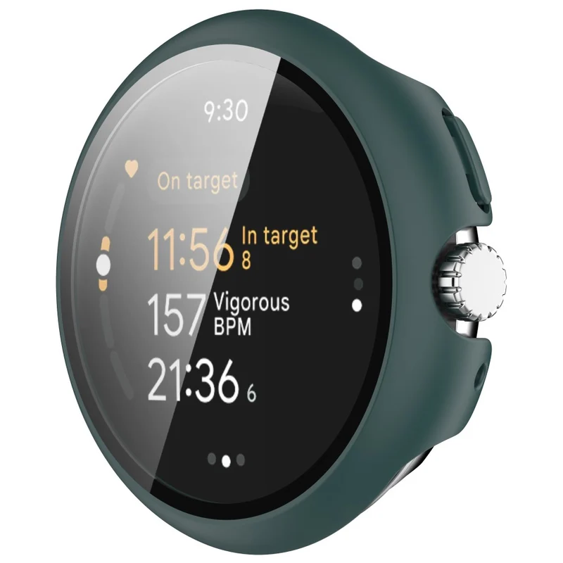 Großartig Google Pixel Watch 3 41mm Hülle mit Displayschutz in Glas und Silikon