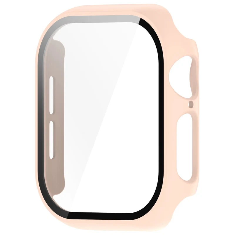 Mega Stylisch Apple Watch Series 10 46mm Hülle mit Displayschutz in Glas und Silikon