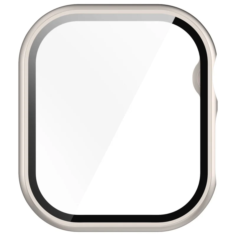 Mega Stylisch Apple Watch Series 10 46mm Hülle mit Displayschutz in Glas und Silikon