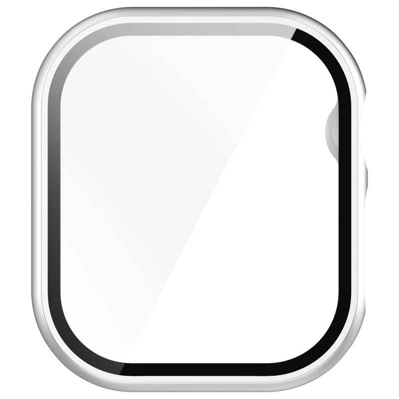 Mega Stylisch Apple Watch Series 10 46mm Hülle mit Displayschutz in Glas und Silikon