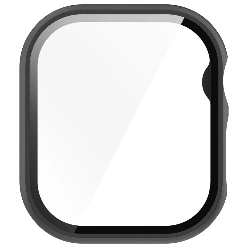 Weich Apple Watch Series 10 42mm Hülle mit Displayschutz in Glas und Silikon
