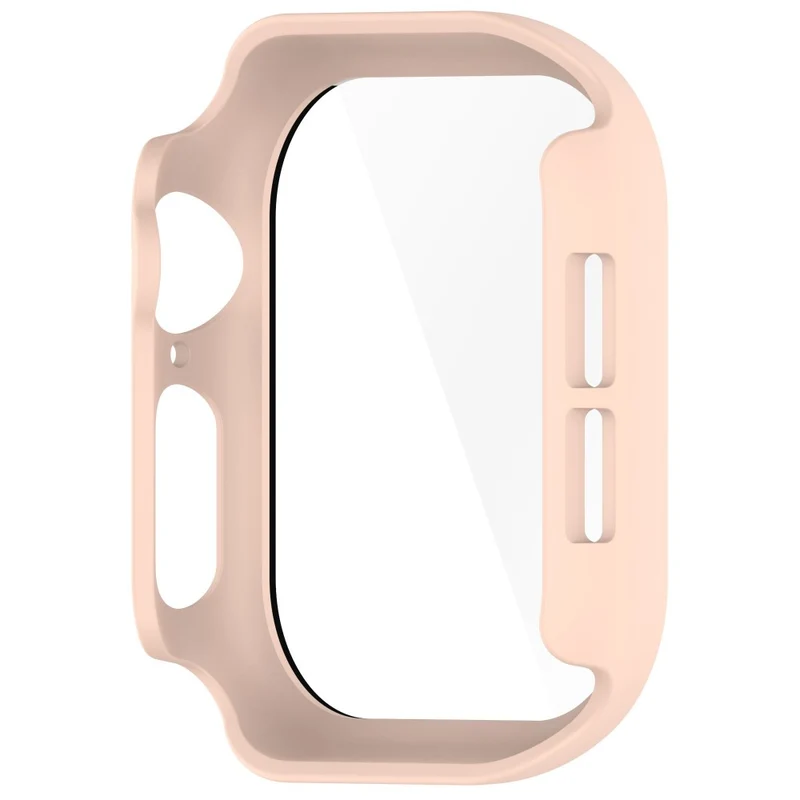 Weich Apple Watch Series 10 42mm Hülle mit Displayschutz in Glas und Silikon