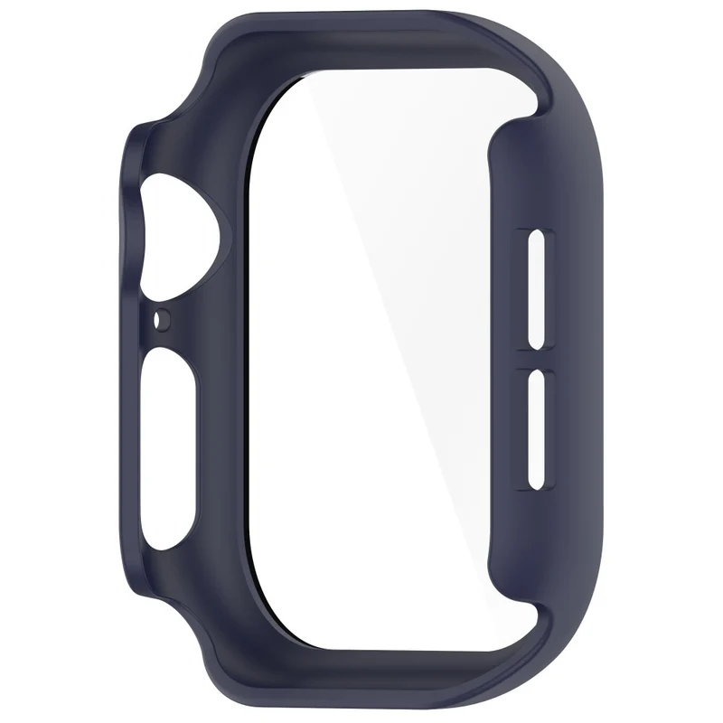 Weich Apple Watch Series 10 42mm Hülle mit Displayschutz in Glas und Silikon
