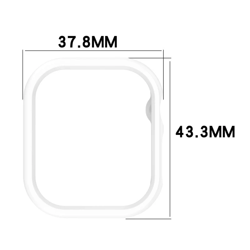 Apple Watch Series 10 42mm Schützende Silikon Bumper