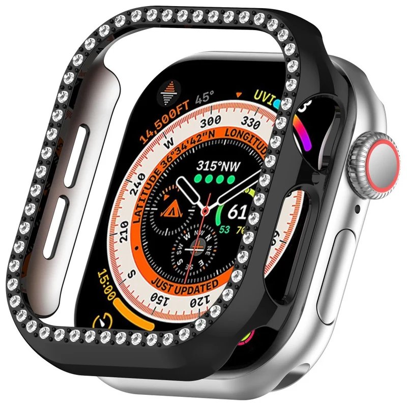 Apple Watch Series 10 46mm Strass und Silikon Bumper