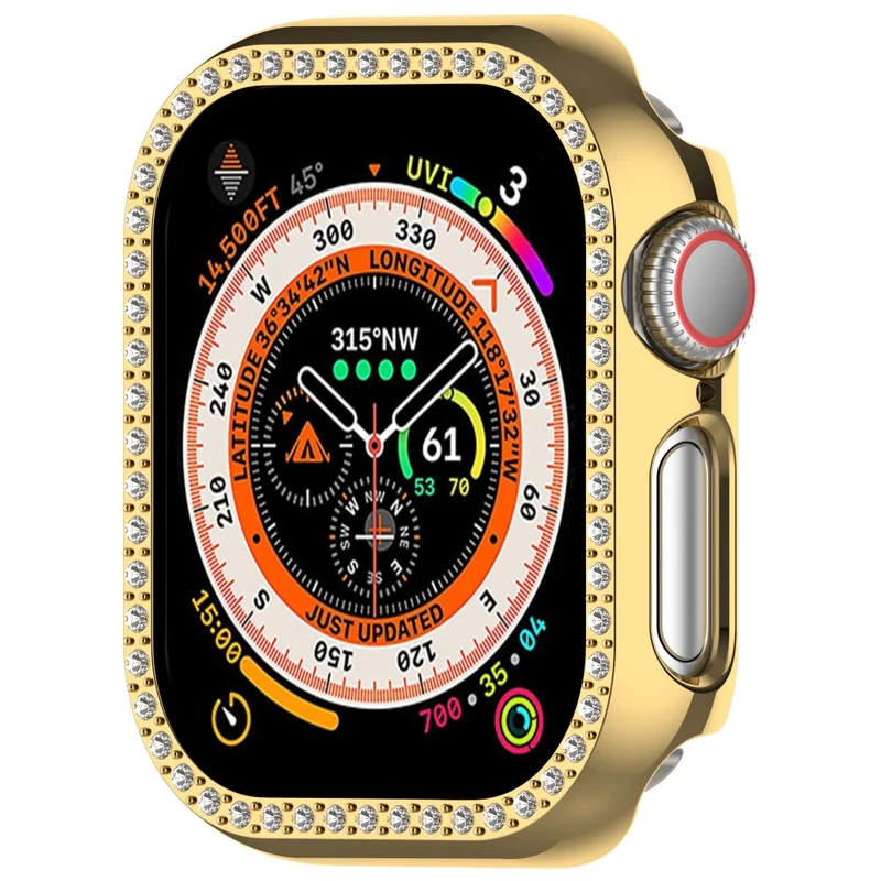 Apple Watch Series 10 46mm Strass und Silikon Bumper