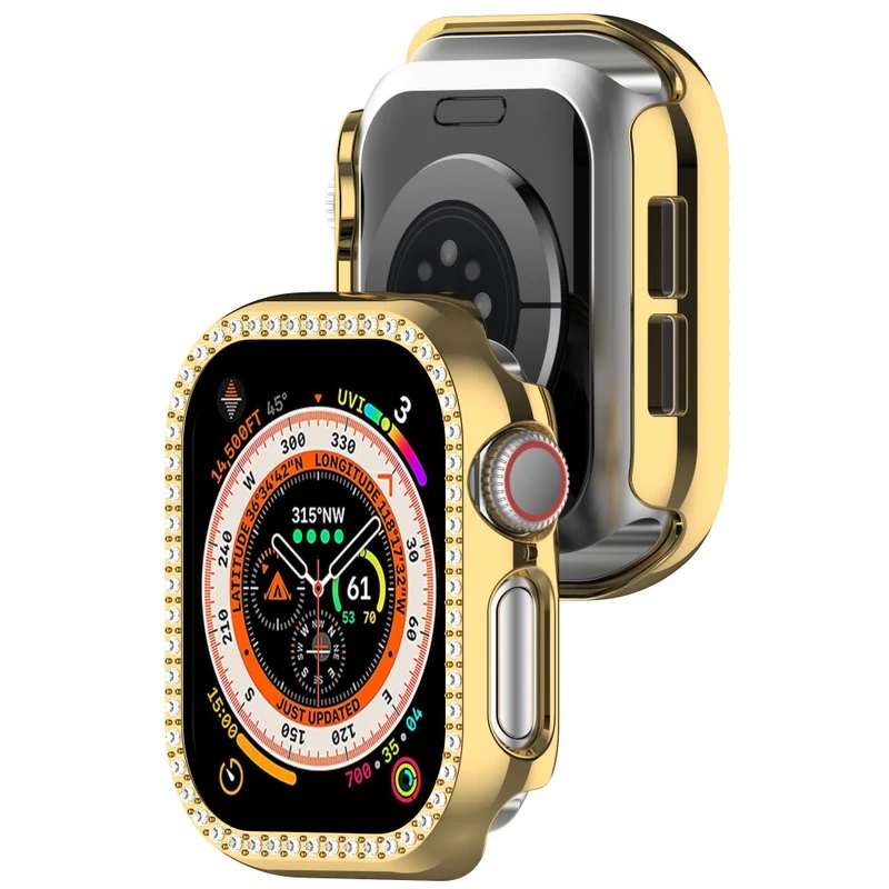 Apple Watch Series 10 46mm Strass und Silikon Bumper