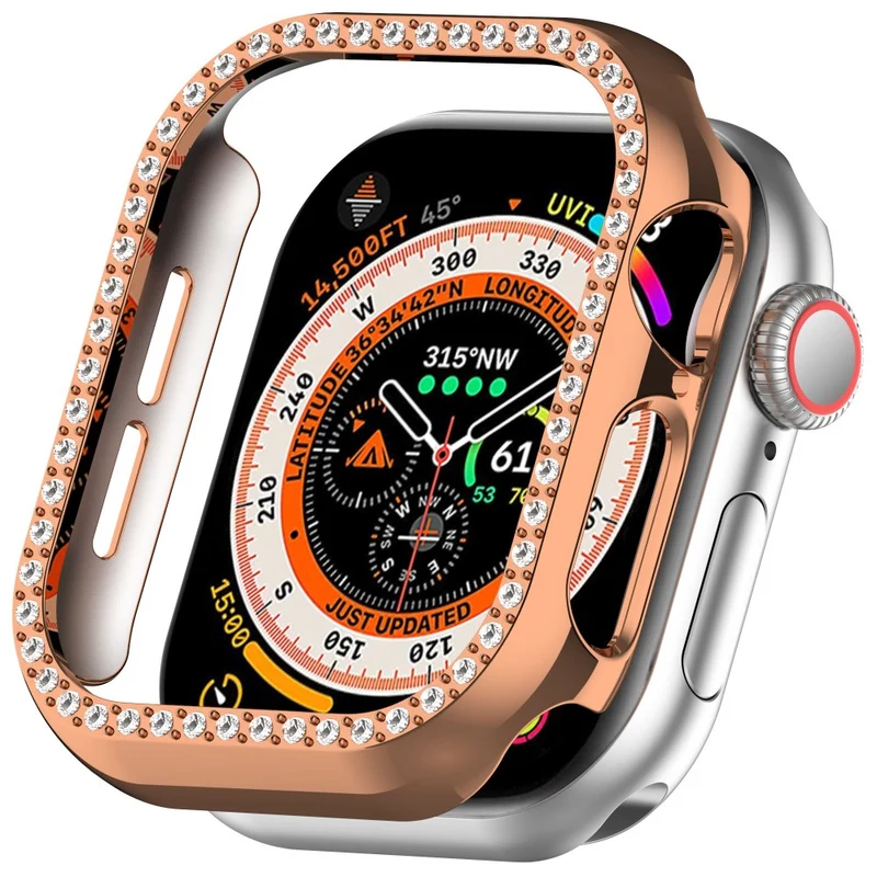 Apple Watch Series 10 46mm Strass und Silikon Bumper