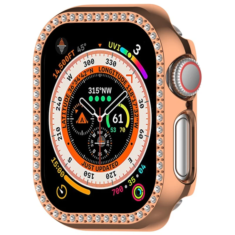 Apple Watch Series 10 46mm Strass und Silikon Bumper