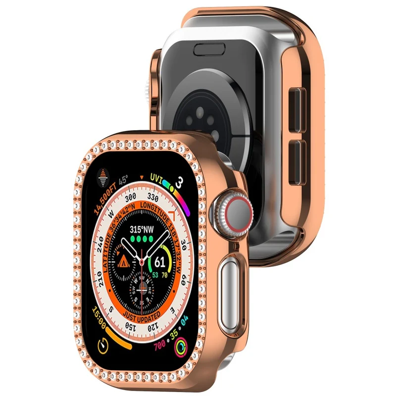Apple Watch Series 10 46mm Strass und Silikon Bumper