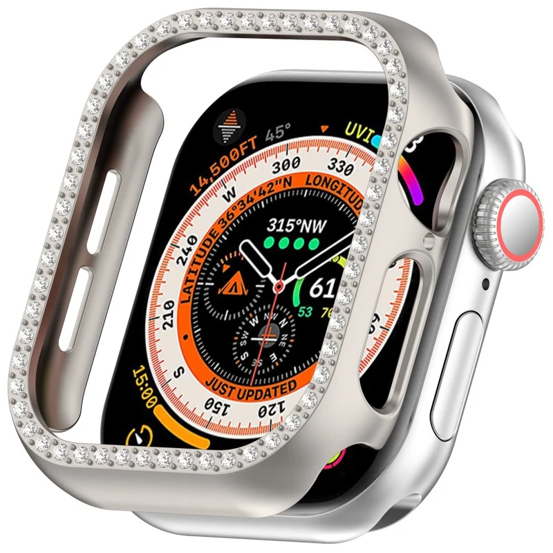 Apple Watch Series 10 46mm Strass und Silikon Bumper