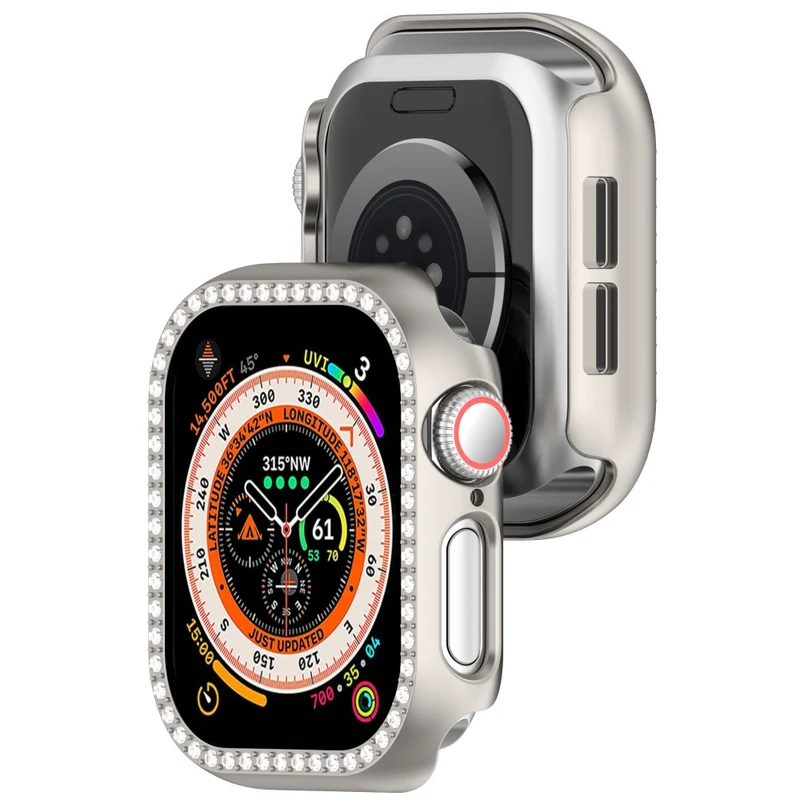 Apple Watch Series 10 46mm Strass und Silikon Bumper