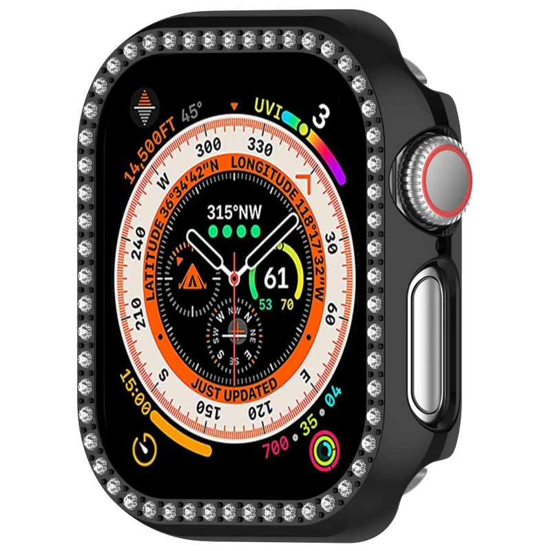 Apple Watch Series 10 42mm Strass und Silikon Bumper