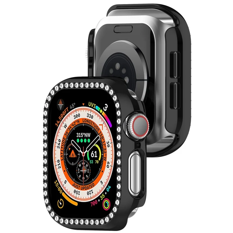 Apple Watch Series 10 42mm Strass und Silikon Bumper
