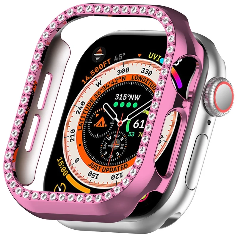 Apple Watch Series 10 42mm Strass und Silikon Bumper