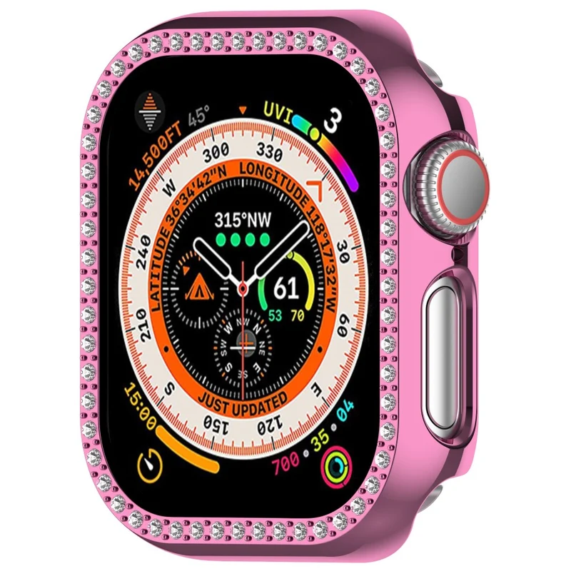 Apple Watch Series 10 42mm Strass und Silikon Bumper
