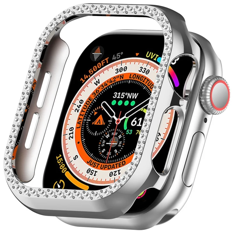 Apple Watch Series 10 42mm Strass und Silikon Bumper