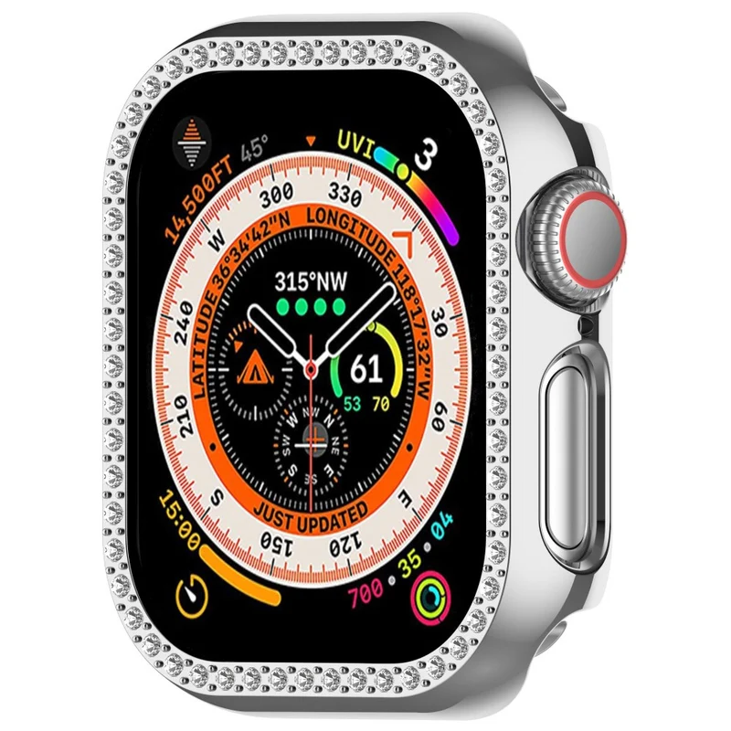 Apple Watch Series 10 42mm Strass und Silikon Bumper
