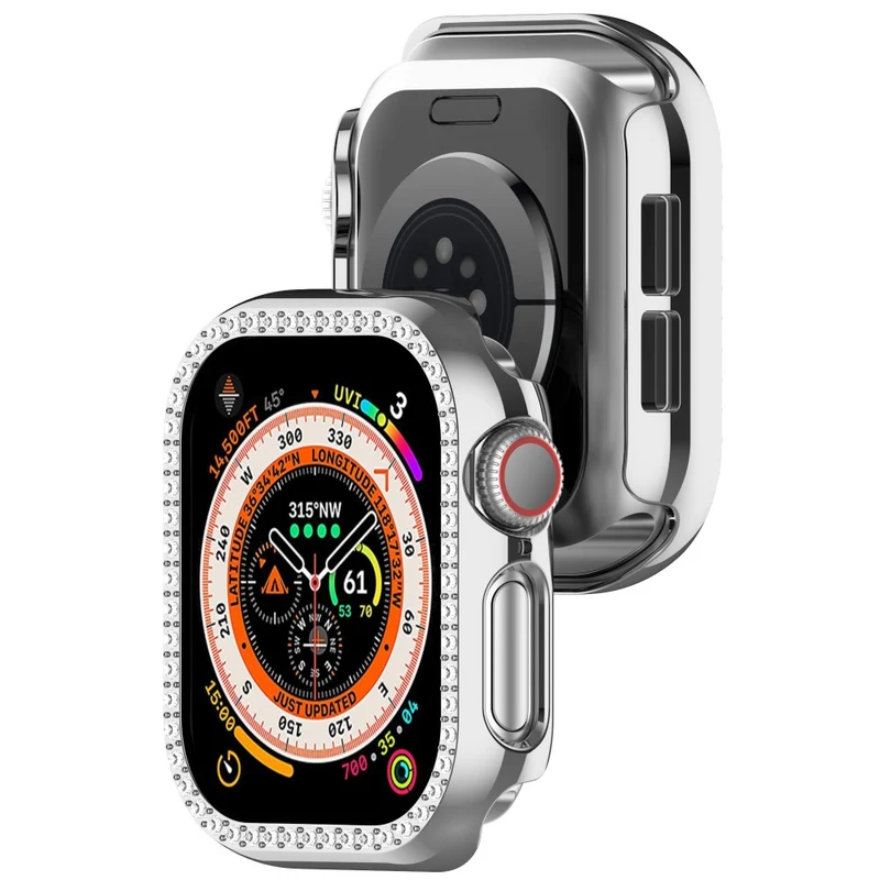 Apple Watch Series 10 42mm Strass und Silikon Bumper