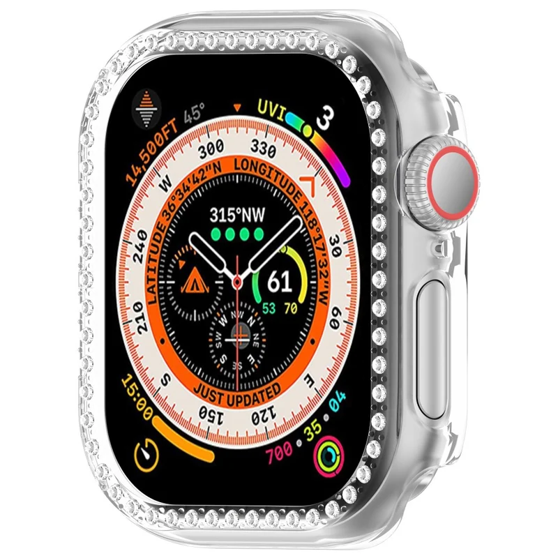 Apple Watch Series 10 42mm Strass und Silikon Bumper