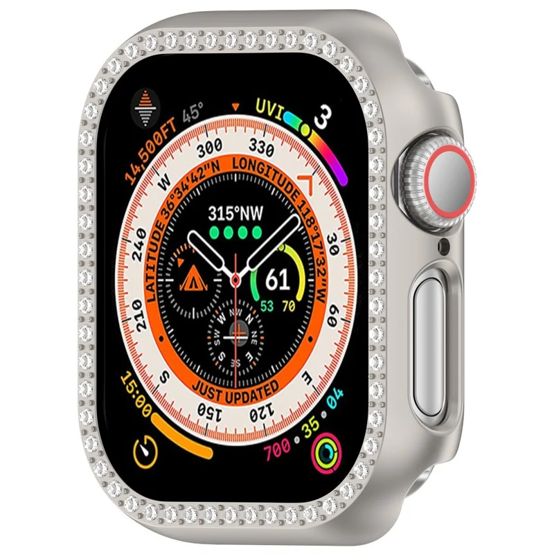 Apple Watch Series 10 42mm Strass und Silikon Bumper