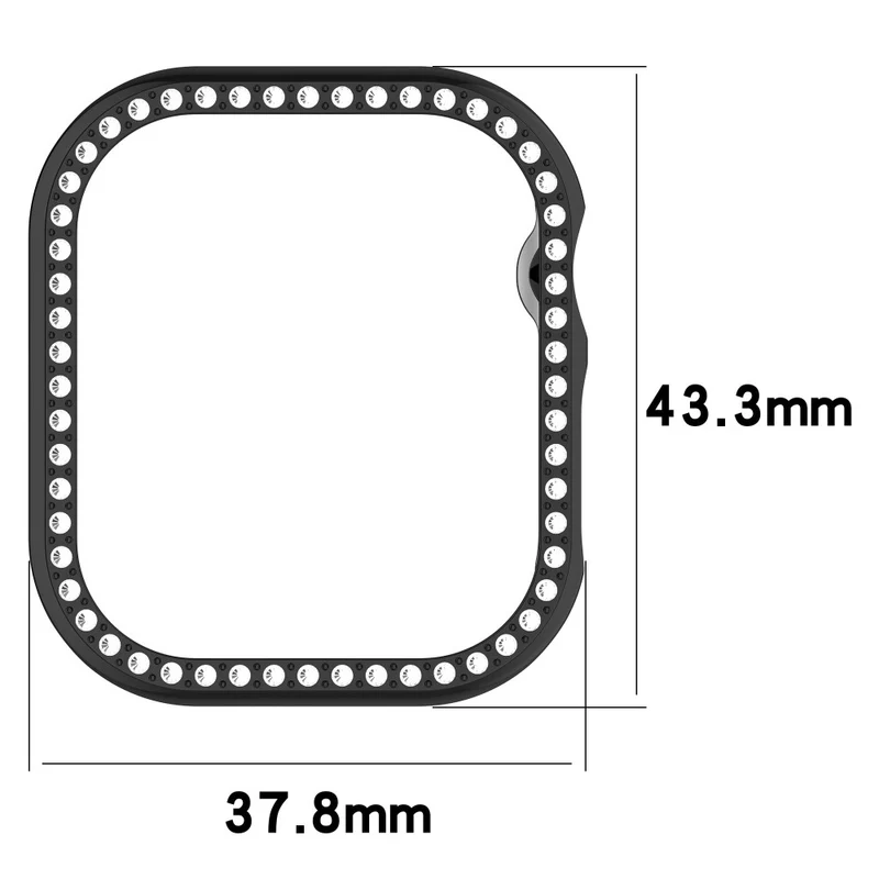 Apple Watch Series 10 42mm Strass und Silikon Bumper