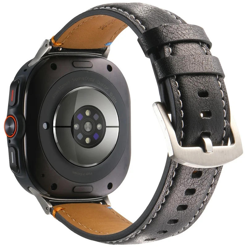 Sehr Cool Samsung Galaxy Watch Ultra 47mm Echtes Leder Armband