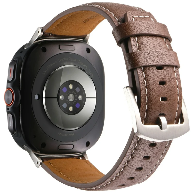 Unglaublich Süß Samsung Galaxy Watch Ultra 47mm Echtes Leder Armband