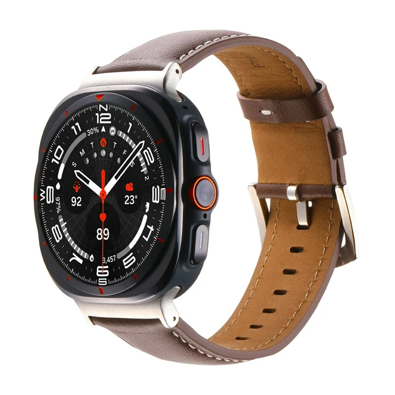 Unglaublich Süß Samsung Galaxy Watch Ultra 47mm Echtes Leder Armband