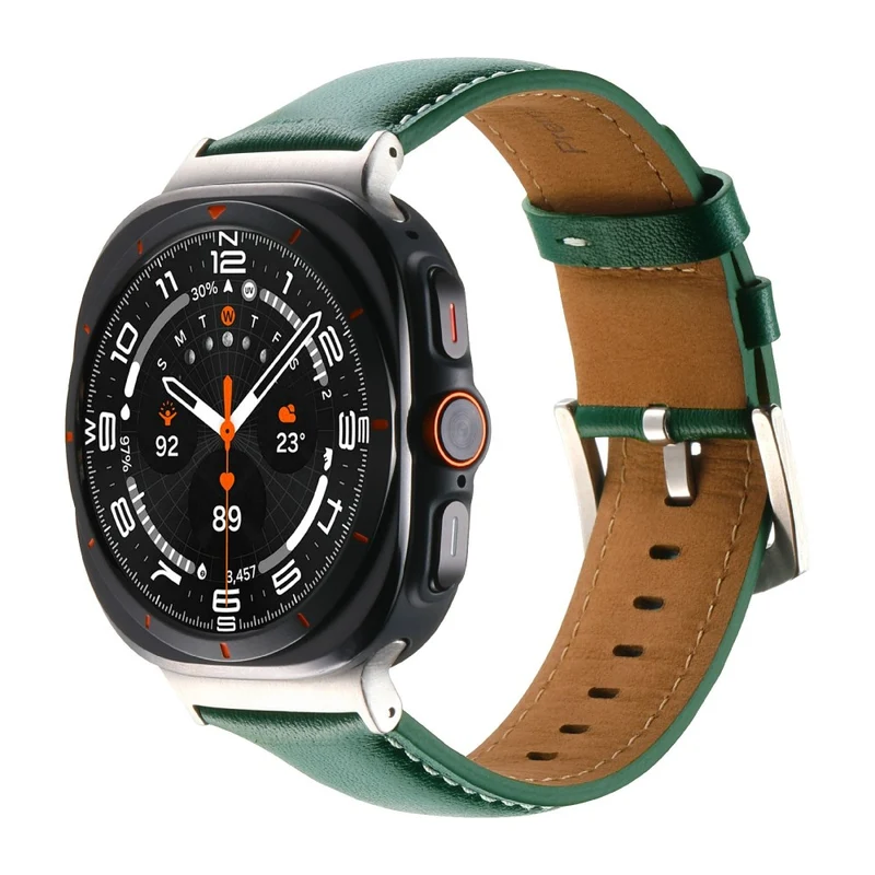 Unglaublich Süß Samsung Galaxy Watch Ultra 47mm Echtes Leder Armband