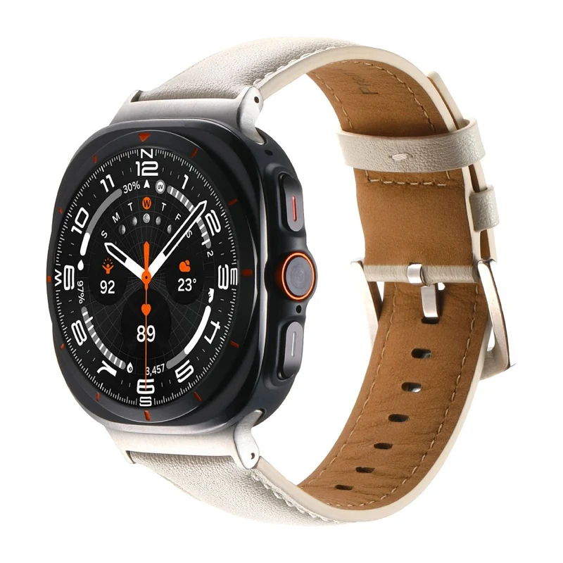 Unglaublich Süß Samsung Galaxy Watch Ultra 47mm Echtes Leder Armband