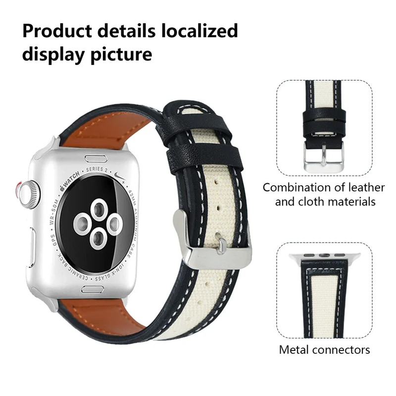 Entzückend Apple Smartwatch Echtes Leder Universell Armband