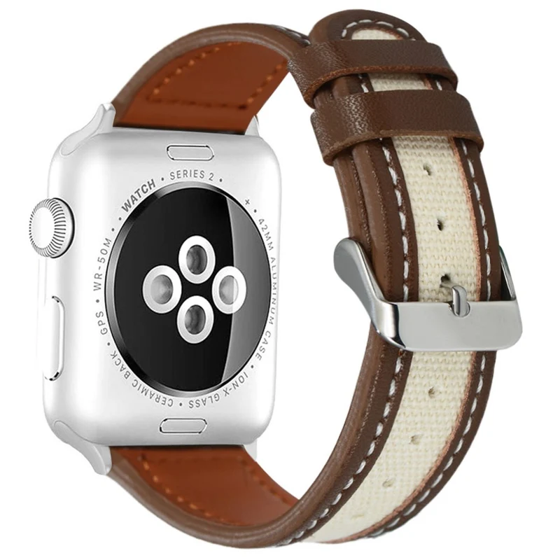 Entzückend Apple Smartwatch Echtes Leder Universell Armband
