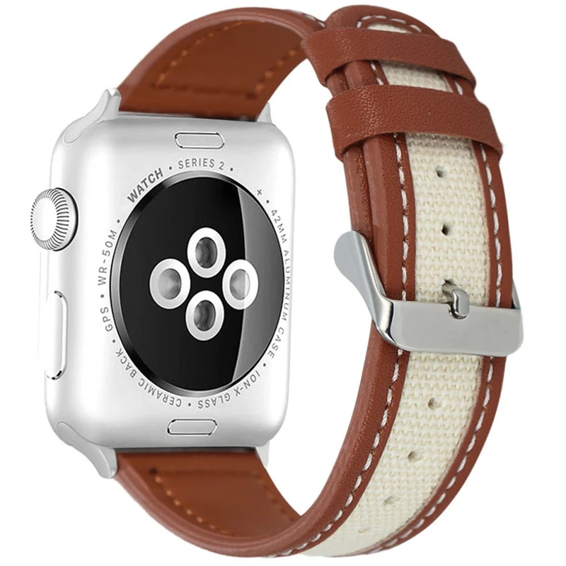Entzückend Apple Smartwatch Echtes Leder Universell Armband