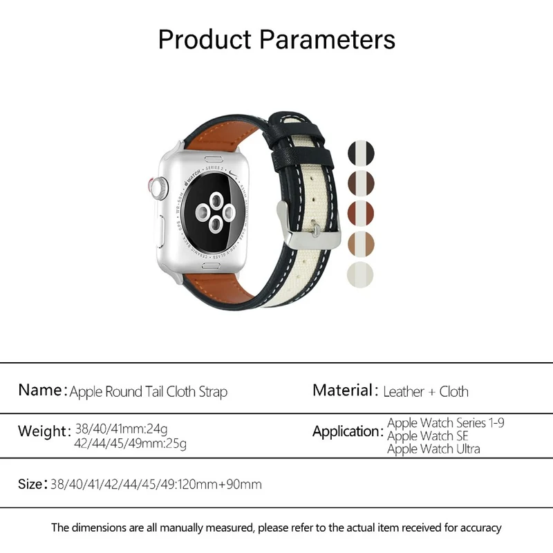 Entzückend Apple Smartwatch Echtes Leder Universell Armband