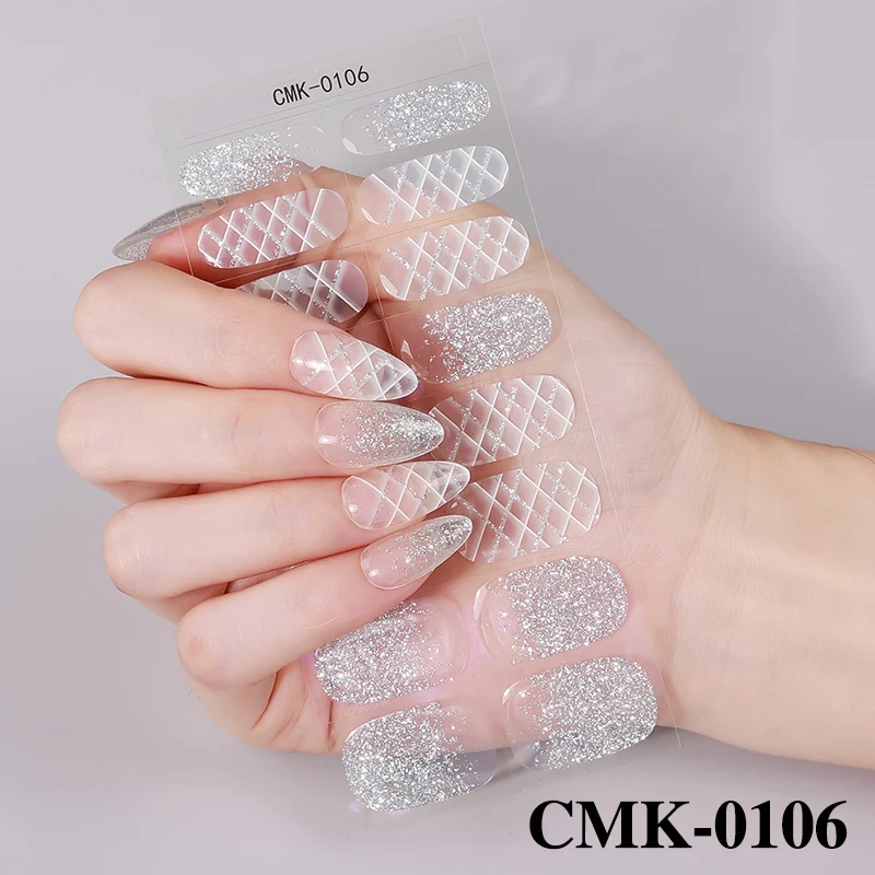 Elegante Ombre-Nagelsticker
