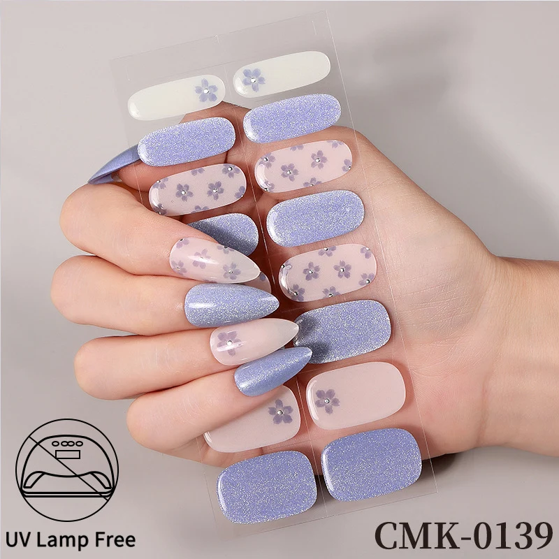 Elegante Ombre-Nagelsticker