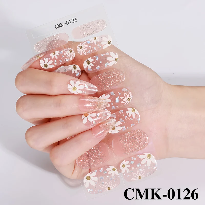Elegante Ombre-Nagelsticker
