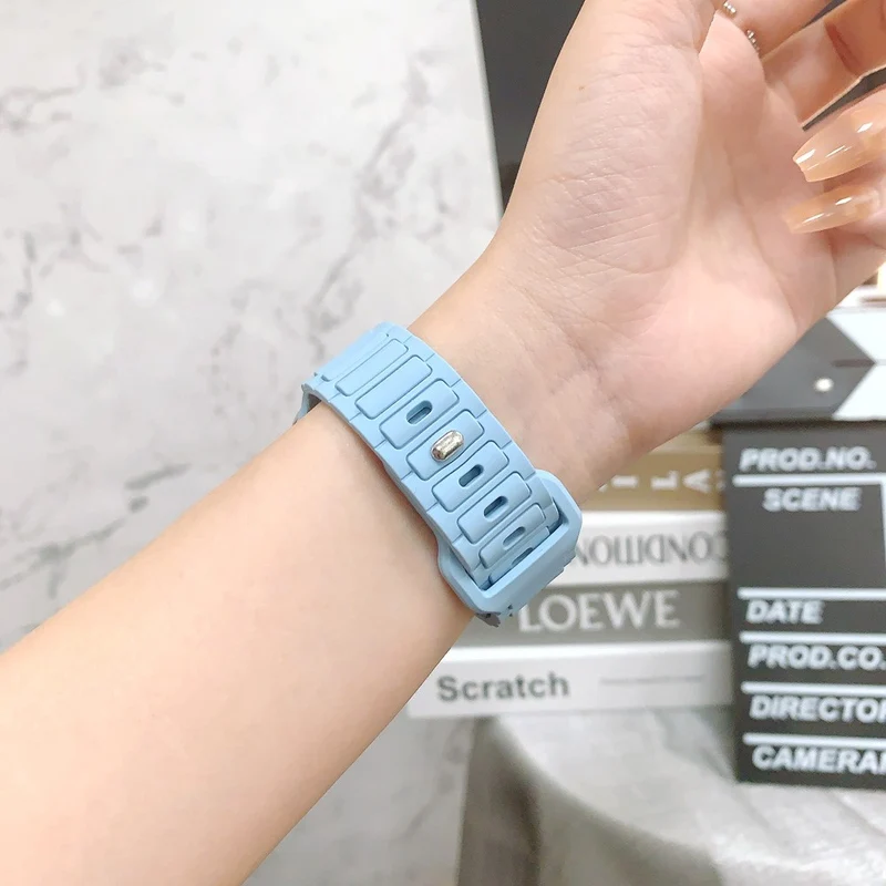 Super Angenehm Apple Smartwatch Silikon Universell Armband