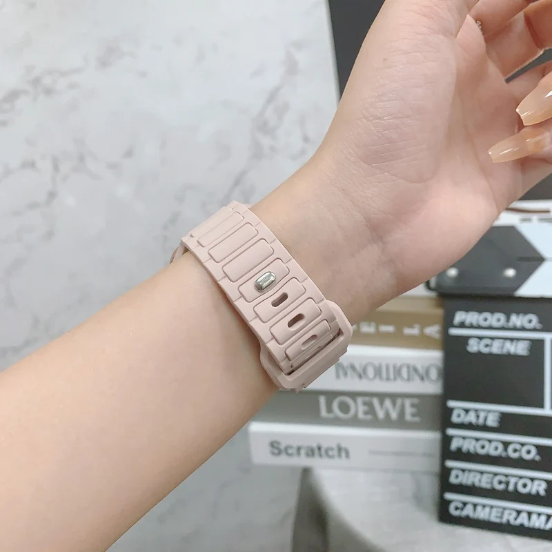 Super Angenehm Apple Smartwatch Silikon Universell Armband