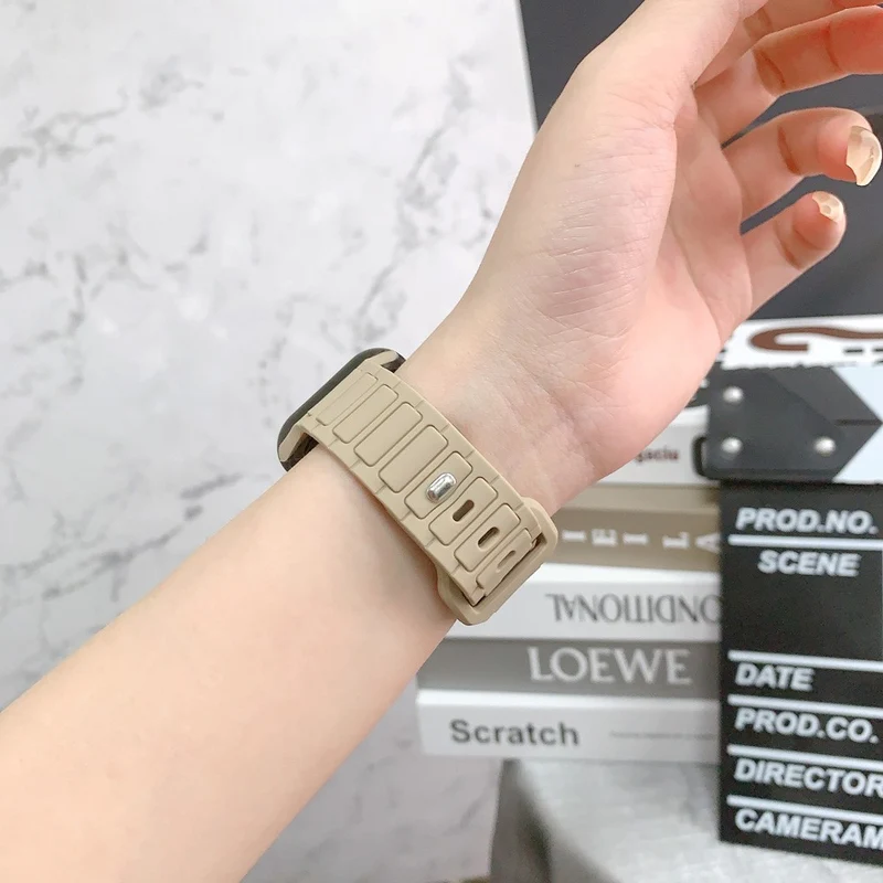 Super Angenehm Apple Smartwatch Silikon Universell Armband