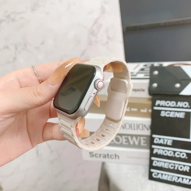 Super Angenehm Apple Smartwatch Silikon Universell Armband