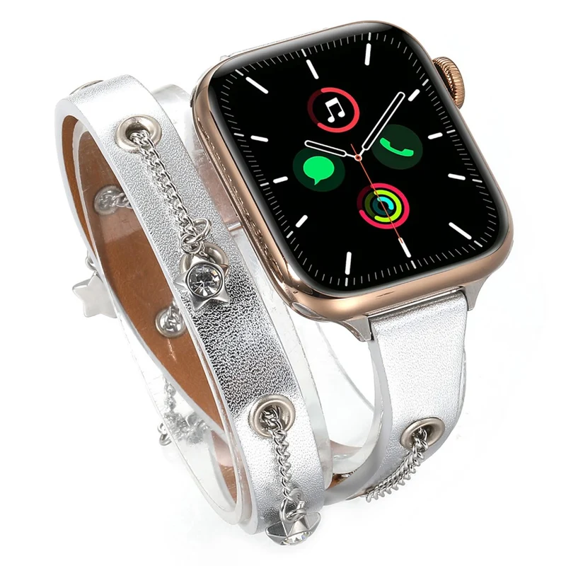 Absolut Angenehm Apple Smartwatch Strass Und Nylon Universell Armband