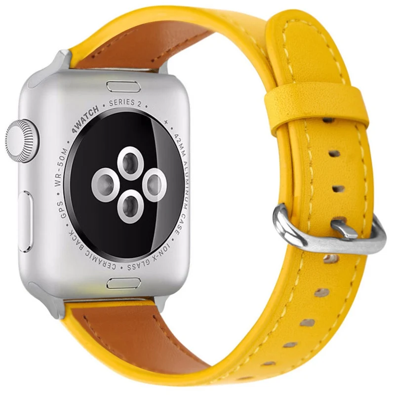 Absolut Zuverlässig Apple Smartwatch Echtes Leder Universell Armband